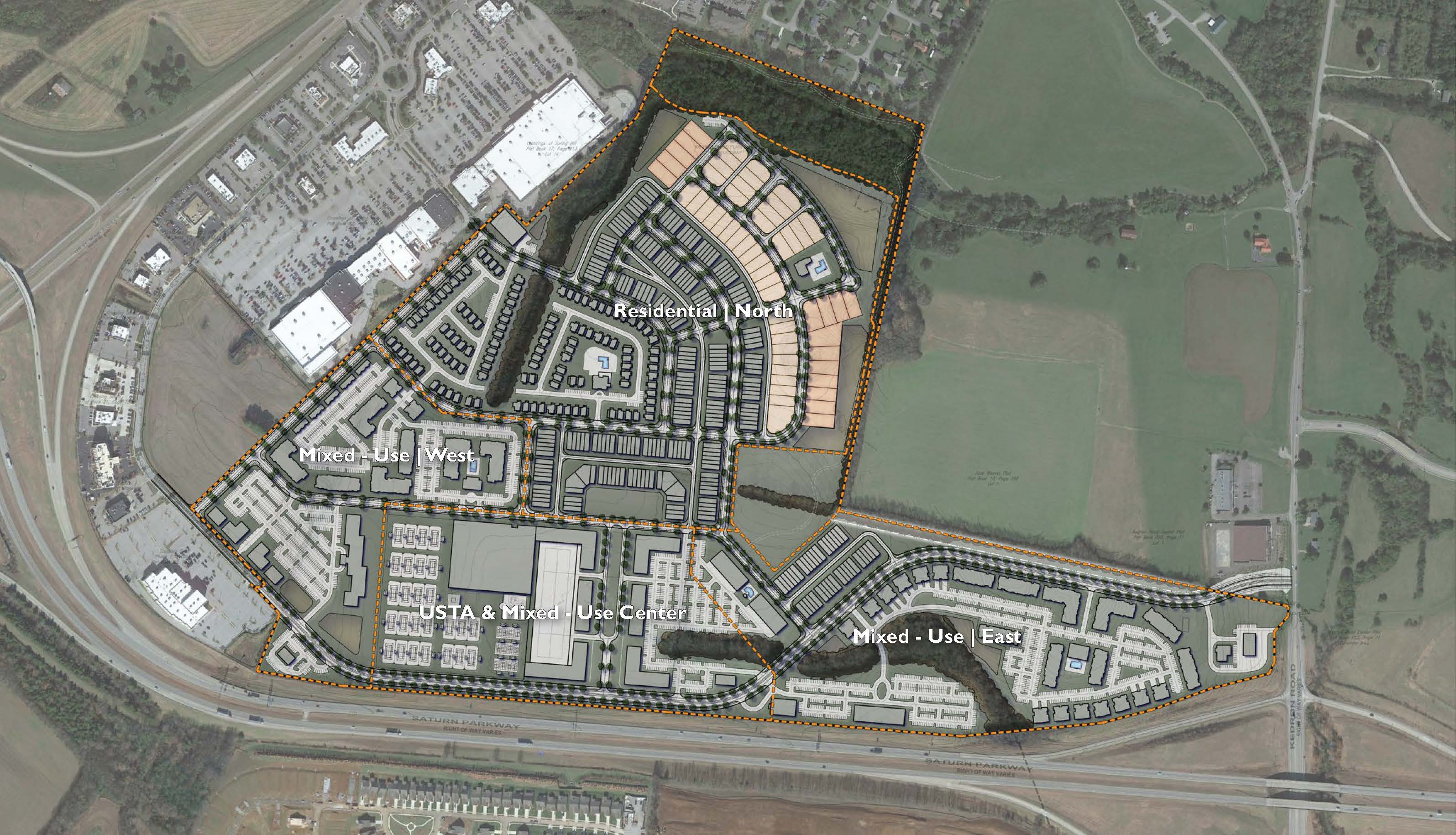 Official blueprint of The Crossings project, marking a new chapter in development.